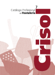 Ver Catalogo CRISOL online